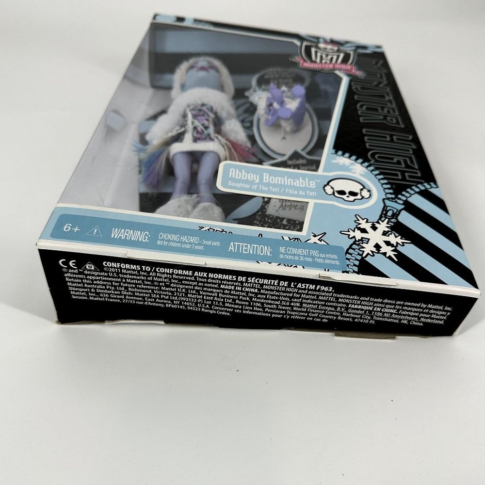 Monster High Abbey Bominable Daughter of the Yeti First Wave Rare - Picture 6 of 11